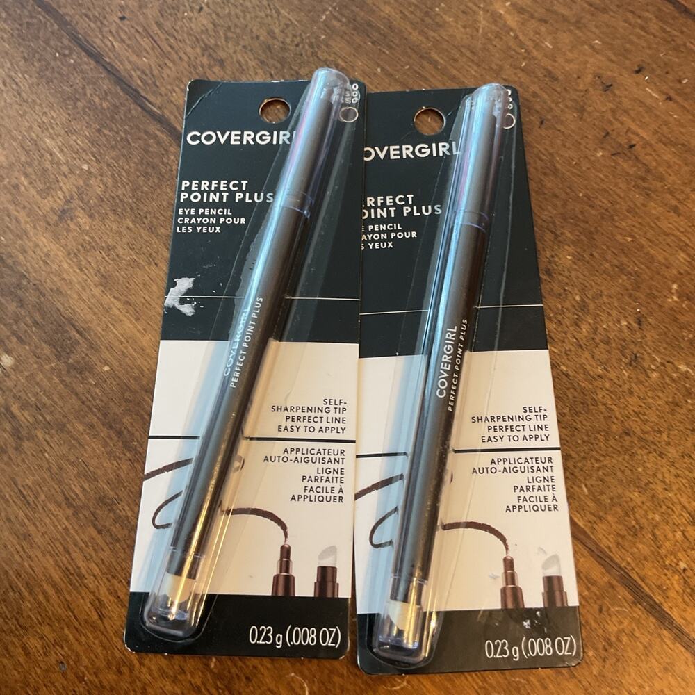 CoverGirl Perfect Point Plus Eyeliner Pencil 210 Espresso Smooth Precise 2 Pack